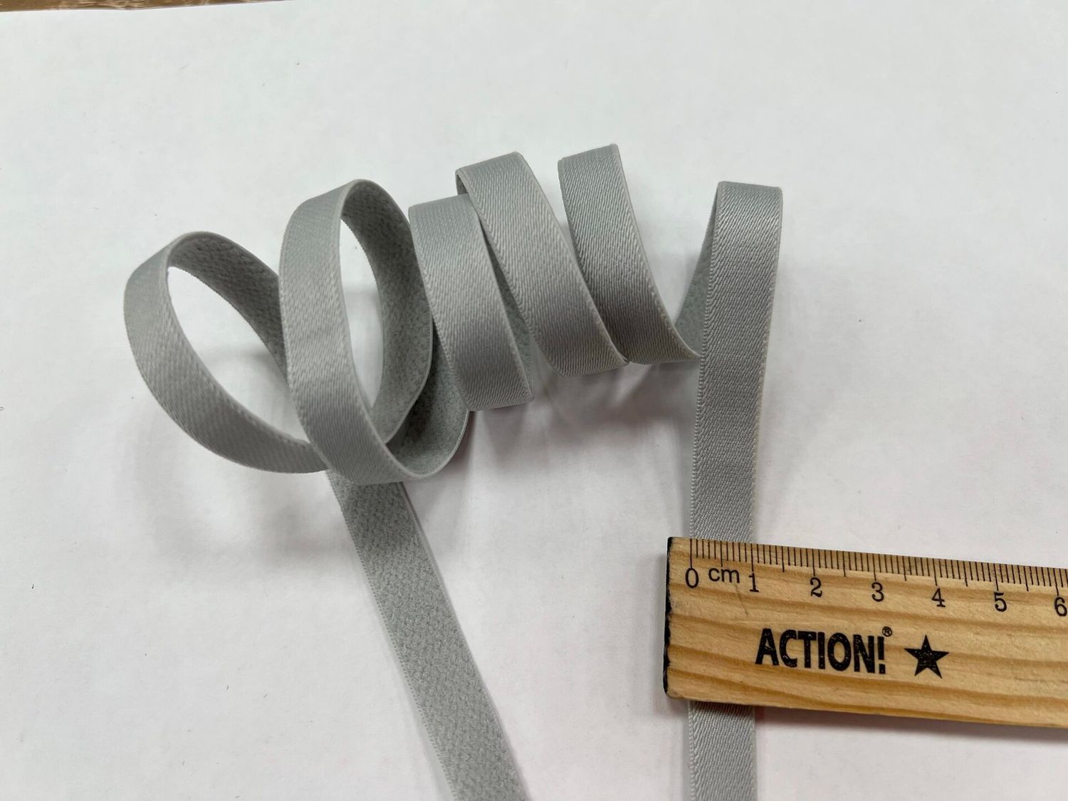 bra strap elastic light grey 50 meters