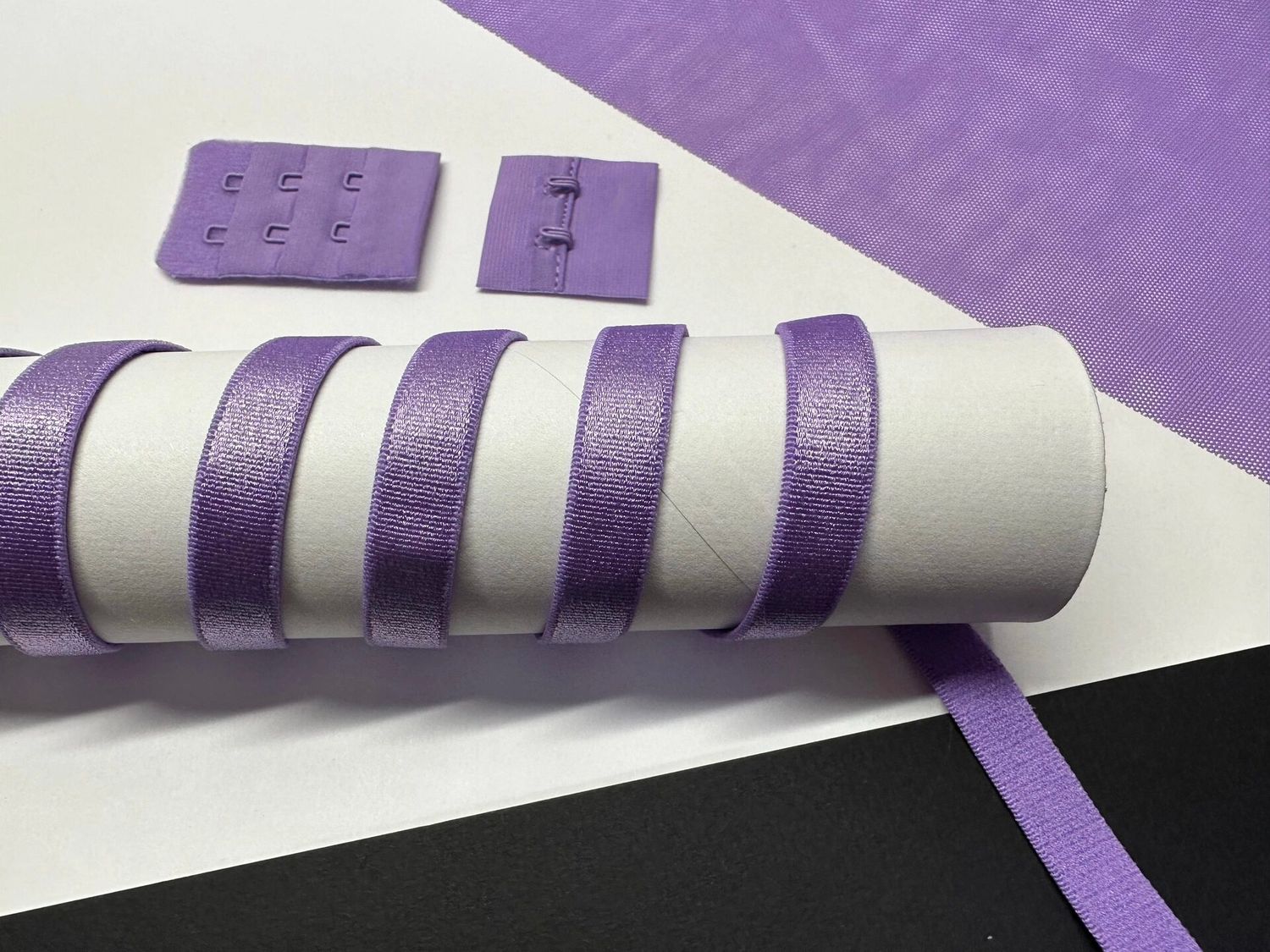 bra strap elastic lavender 50 meters