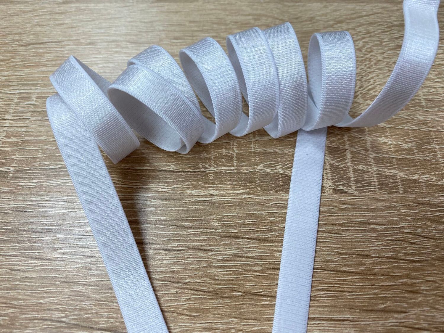 bra strap elastic lily white 50 meters