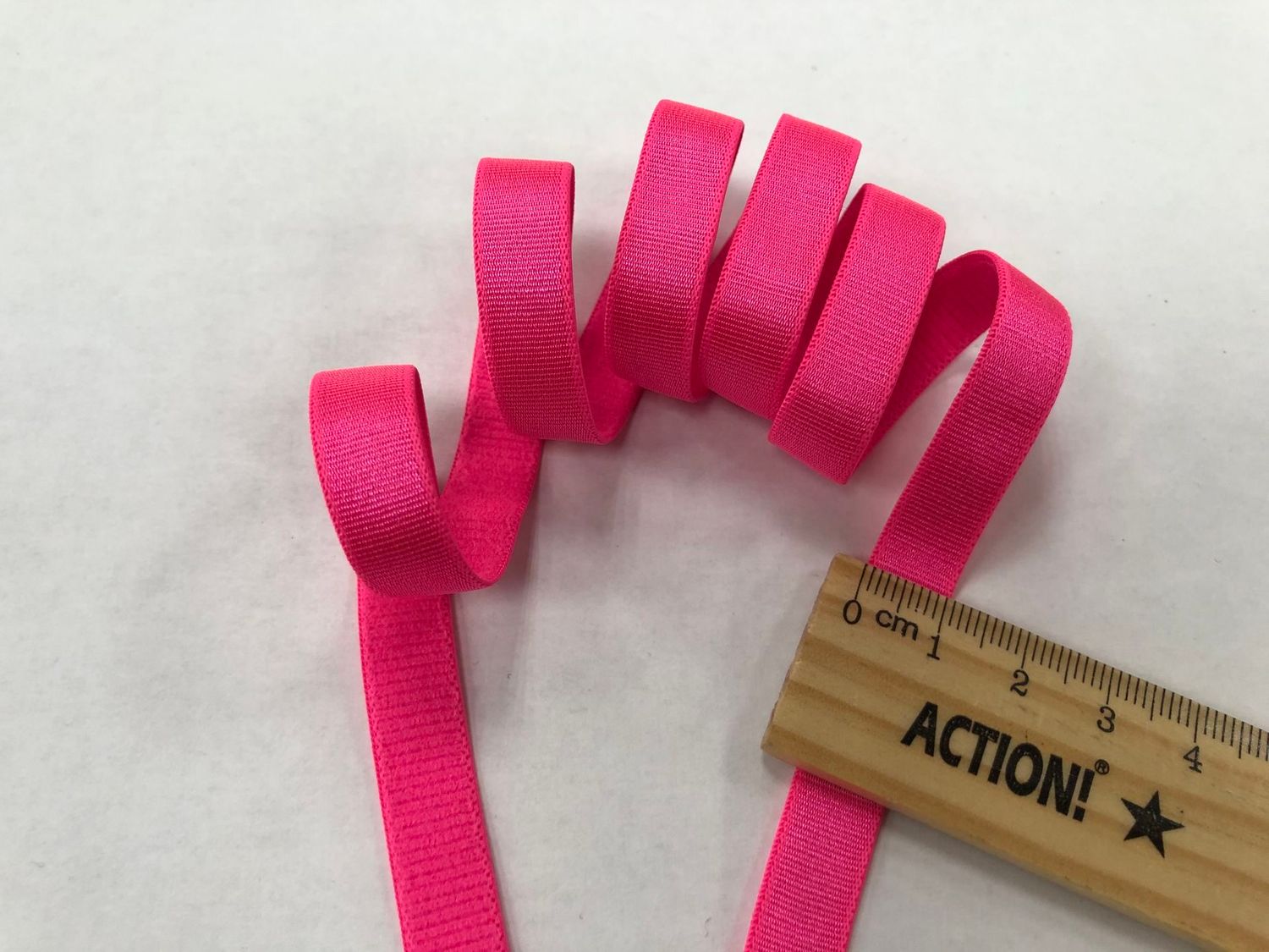 bra strap elastic pink neon 50 meters