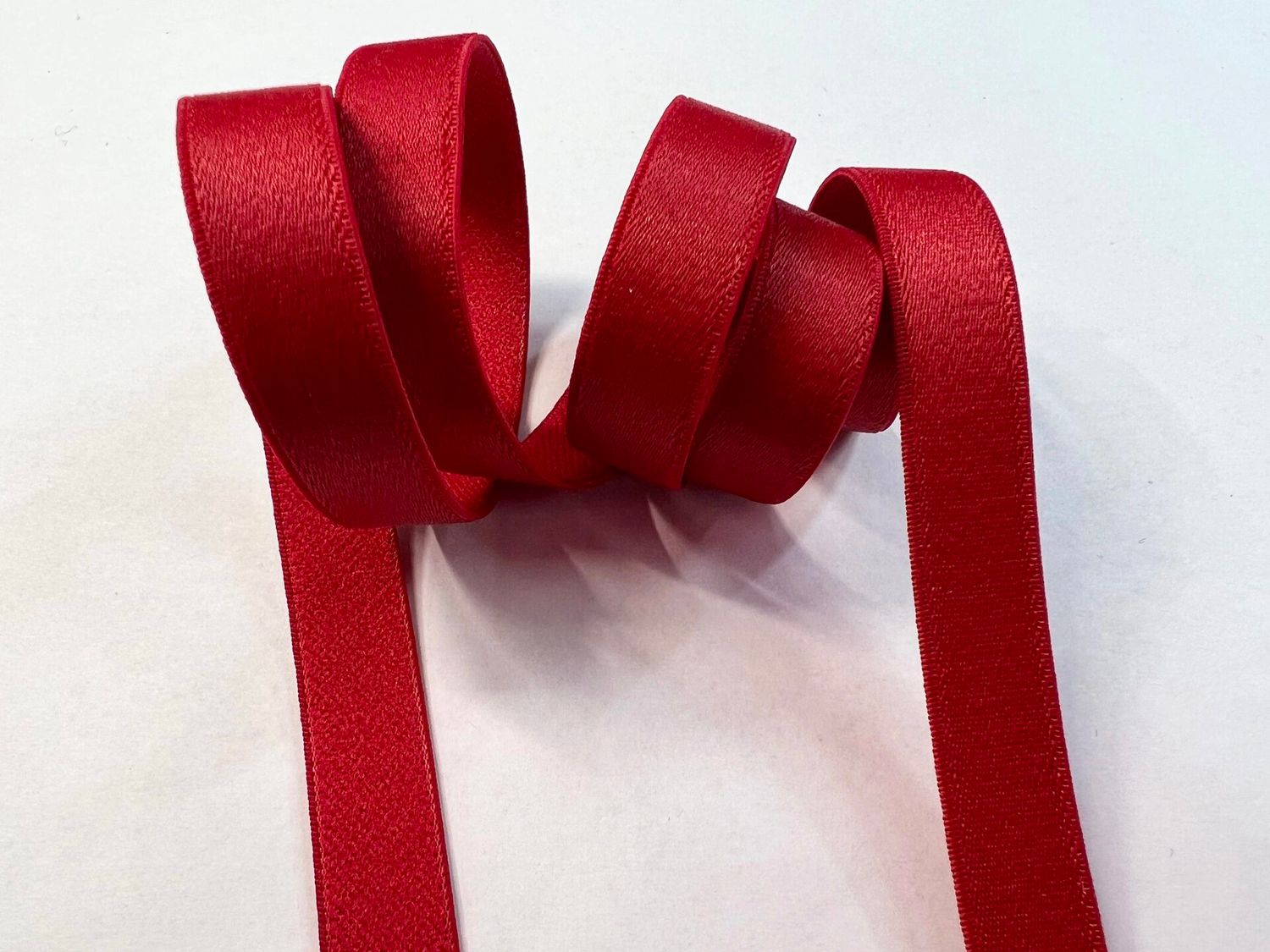 bra strap elastic red glossy 50 meters