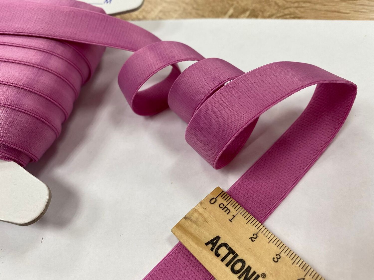bra strap elastic pink-lilac 50 meters