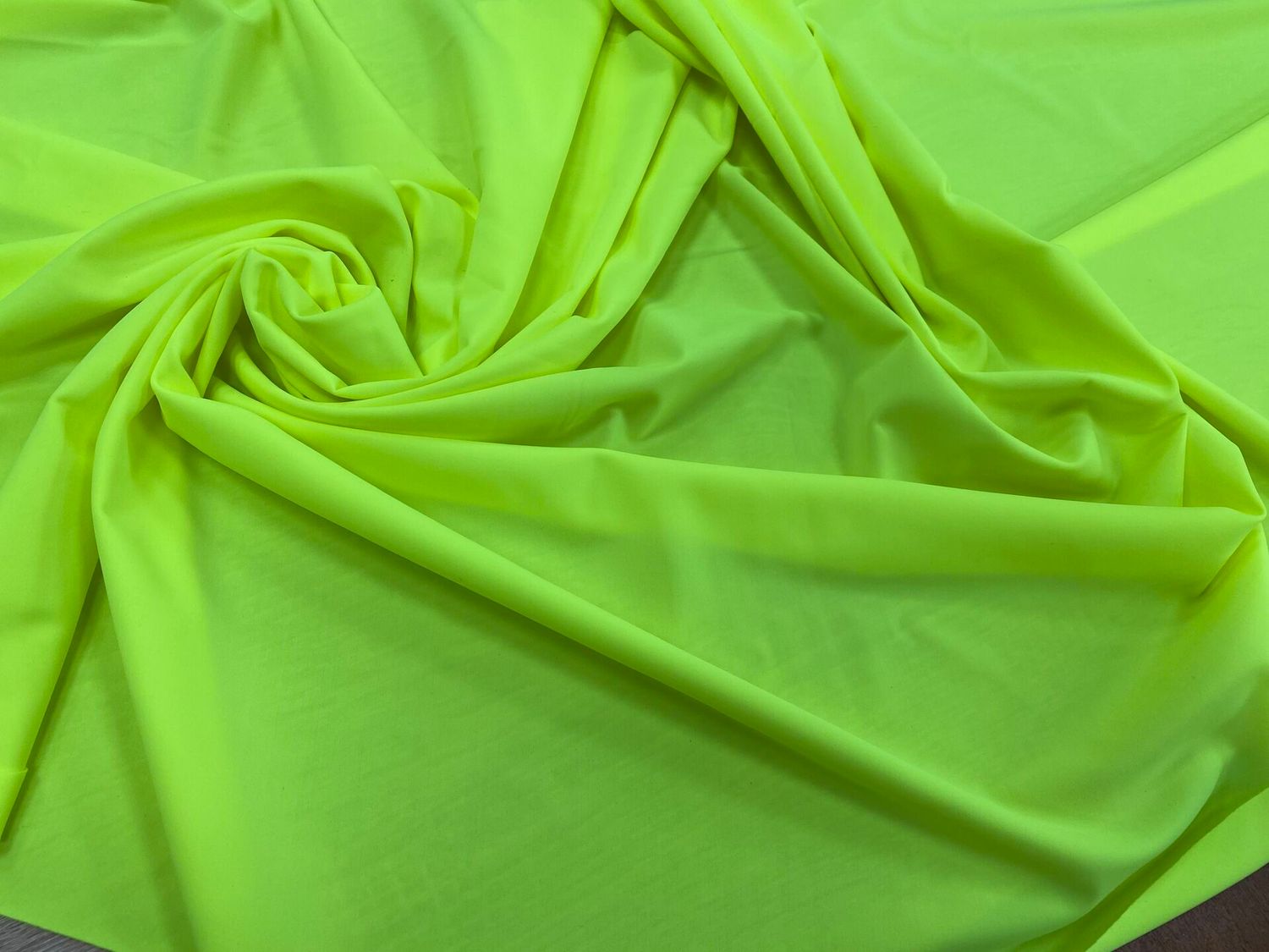 Microfibre Neon Lemon Lime, 1 meter
