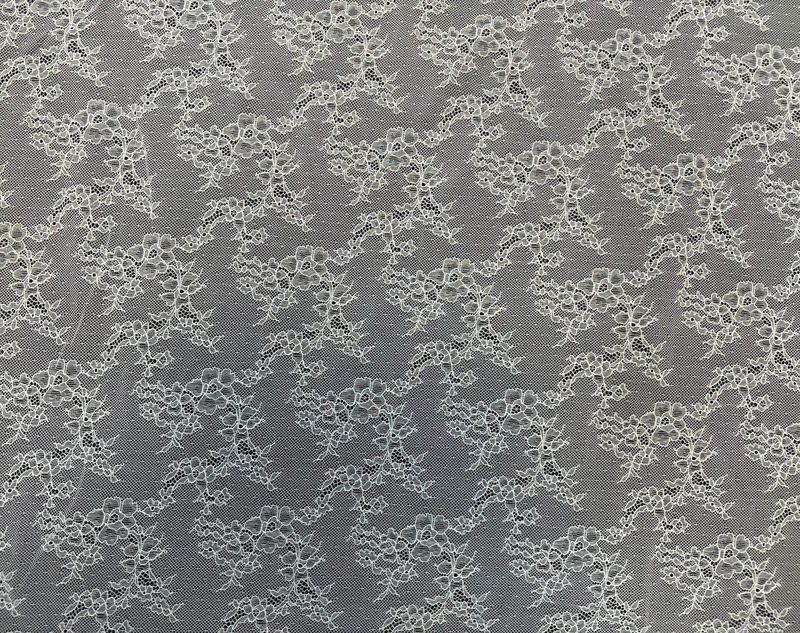 Ecru Stretch Guipure Lace Fabric 1meter