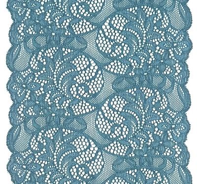 Arctic Blue Stretch Lace 17.5 cm