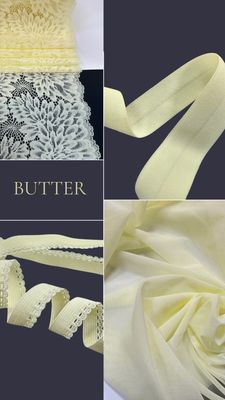Butter Yellow Lingerie Elastics