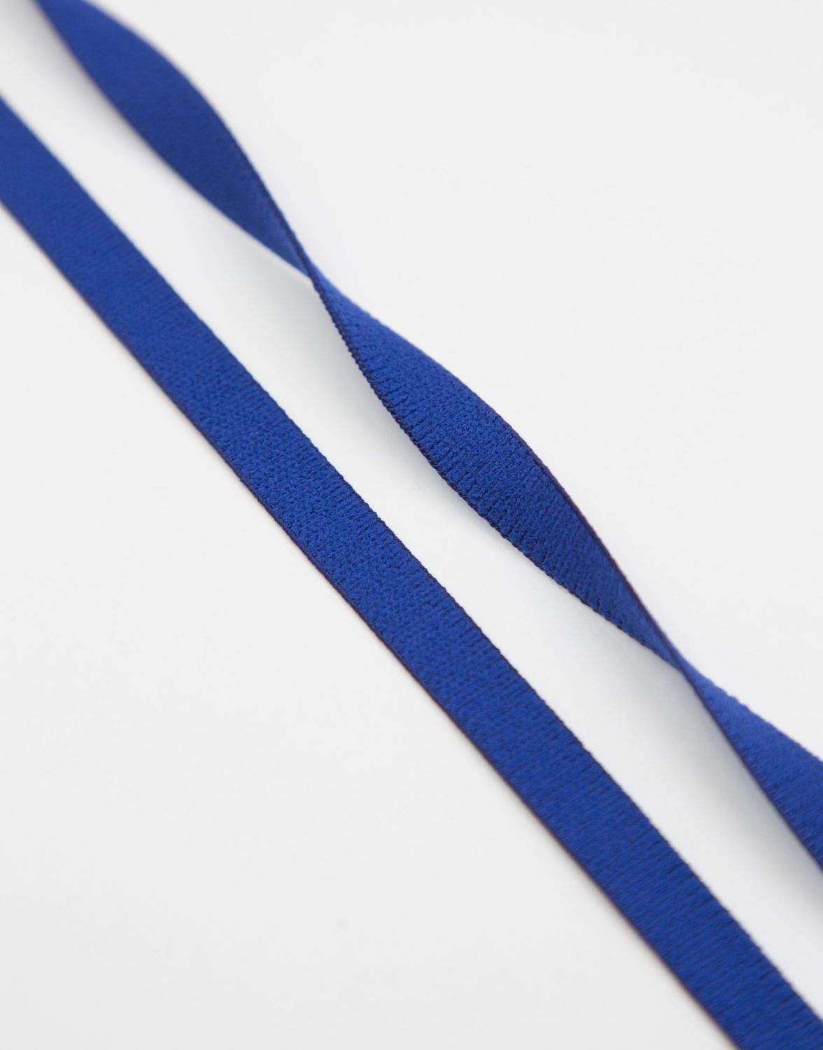 riviera blue 8.5 mm smooth finishing elastic without picot by the metre for lingerie sewing