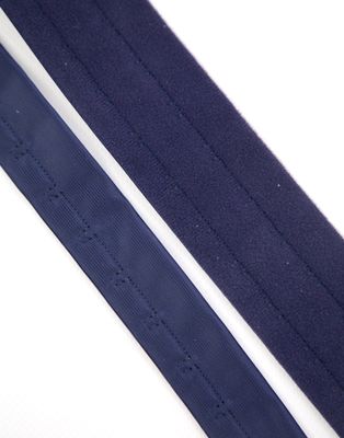 Dark Navy Blue Hook and Eye Tape Closure