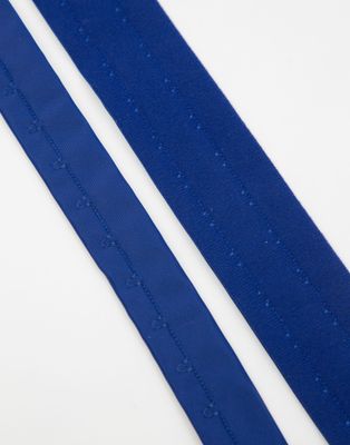 Riviera Blue Hook and Eye Tape Closure