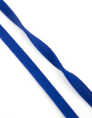 riviera blue 10 mm plush underwire channeling tape by the metre for bra and corset sewing