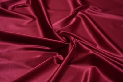 crimson red stretch satin fabric 175 cm wide for lingerie sewing and bra making by half metre