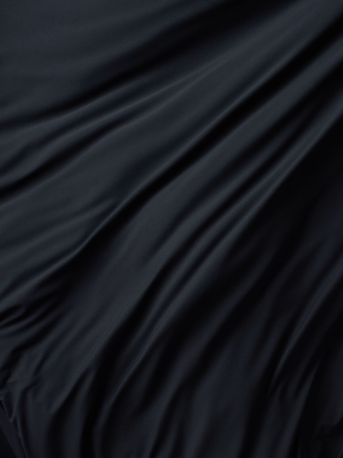 black stretch microfiber fabric 150 cm 80 gsm lycra 4-way stretch for lingerie sewing