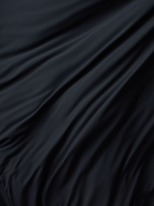 black stretch microfiber fabric 150 cm 80 gsm lycra 4-way stretch for lingerie sewing