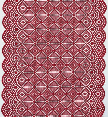 Azalea Red Stretch Lace 20 cm (7.9")