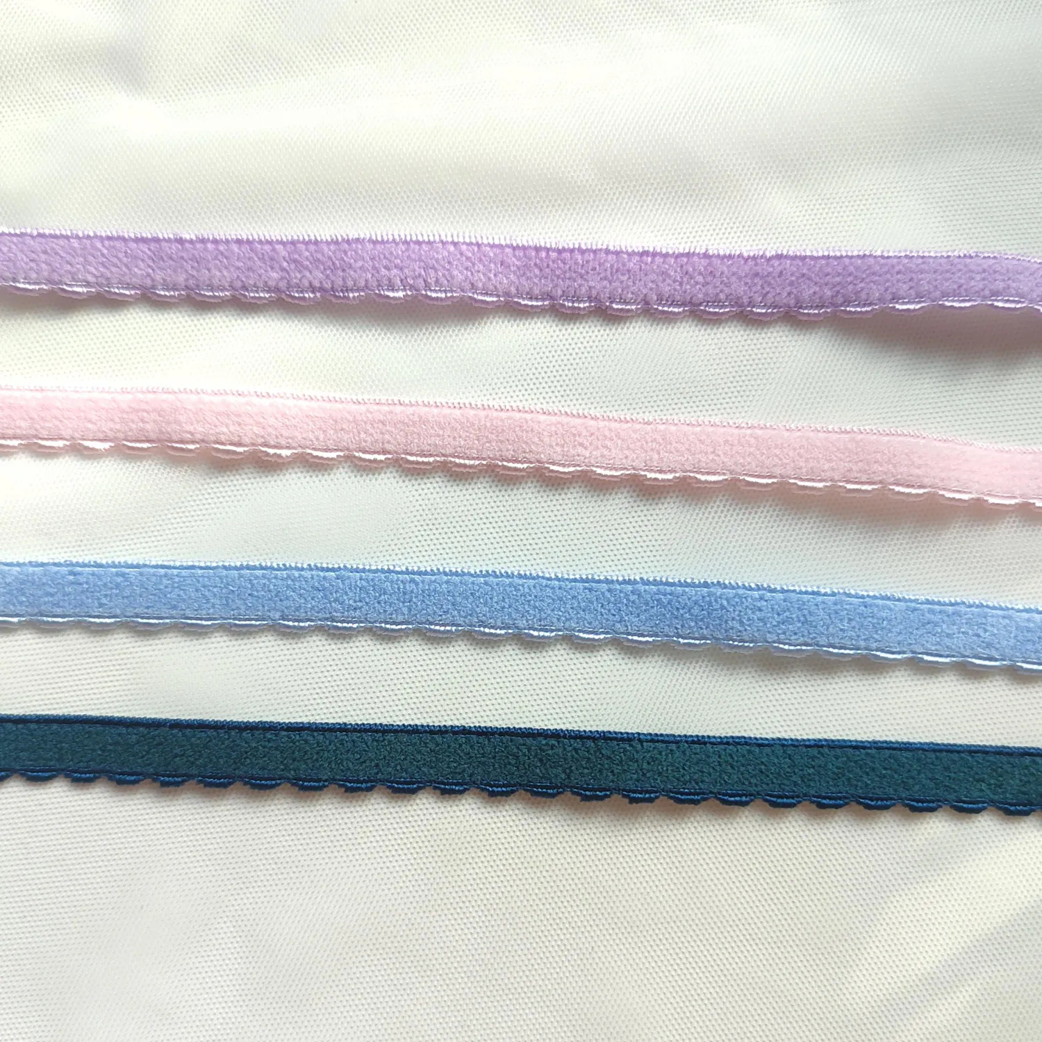 Teal Picot Elastic 8 mm Lauma