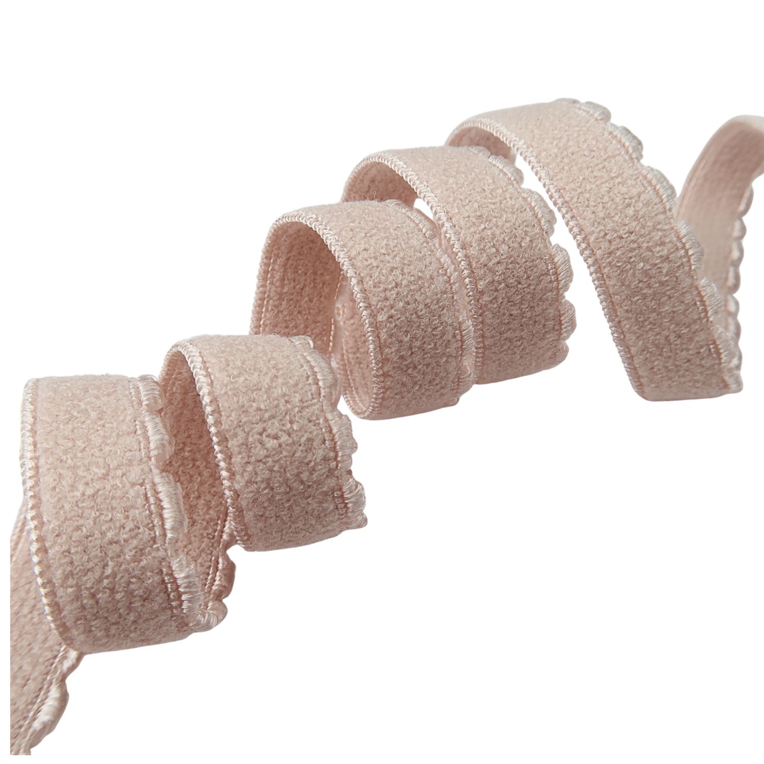 Silver Peony Picot Elastic 8 mm Lauma