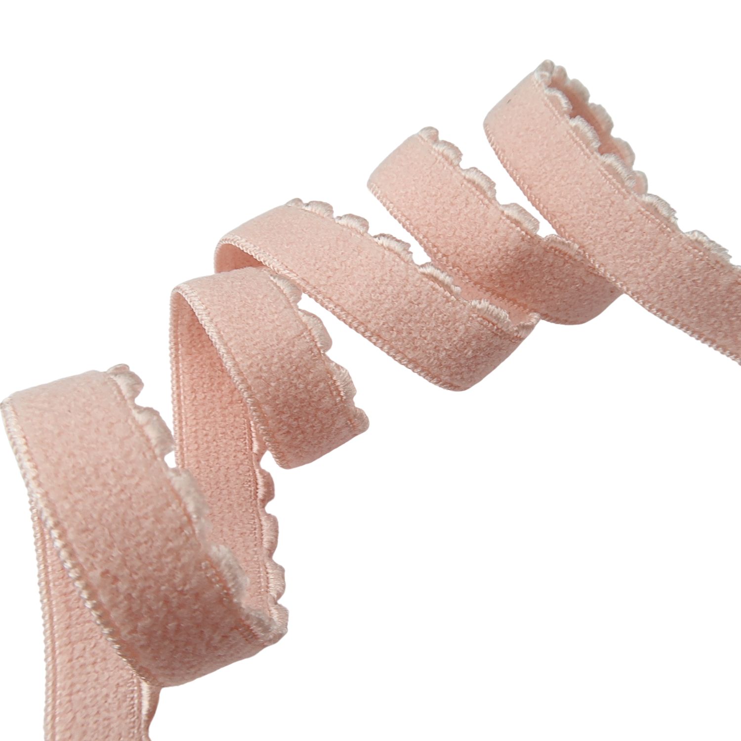 Salmon Picot Elastic 8 mm Lauma