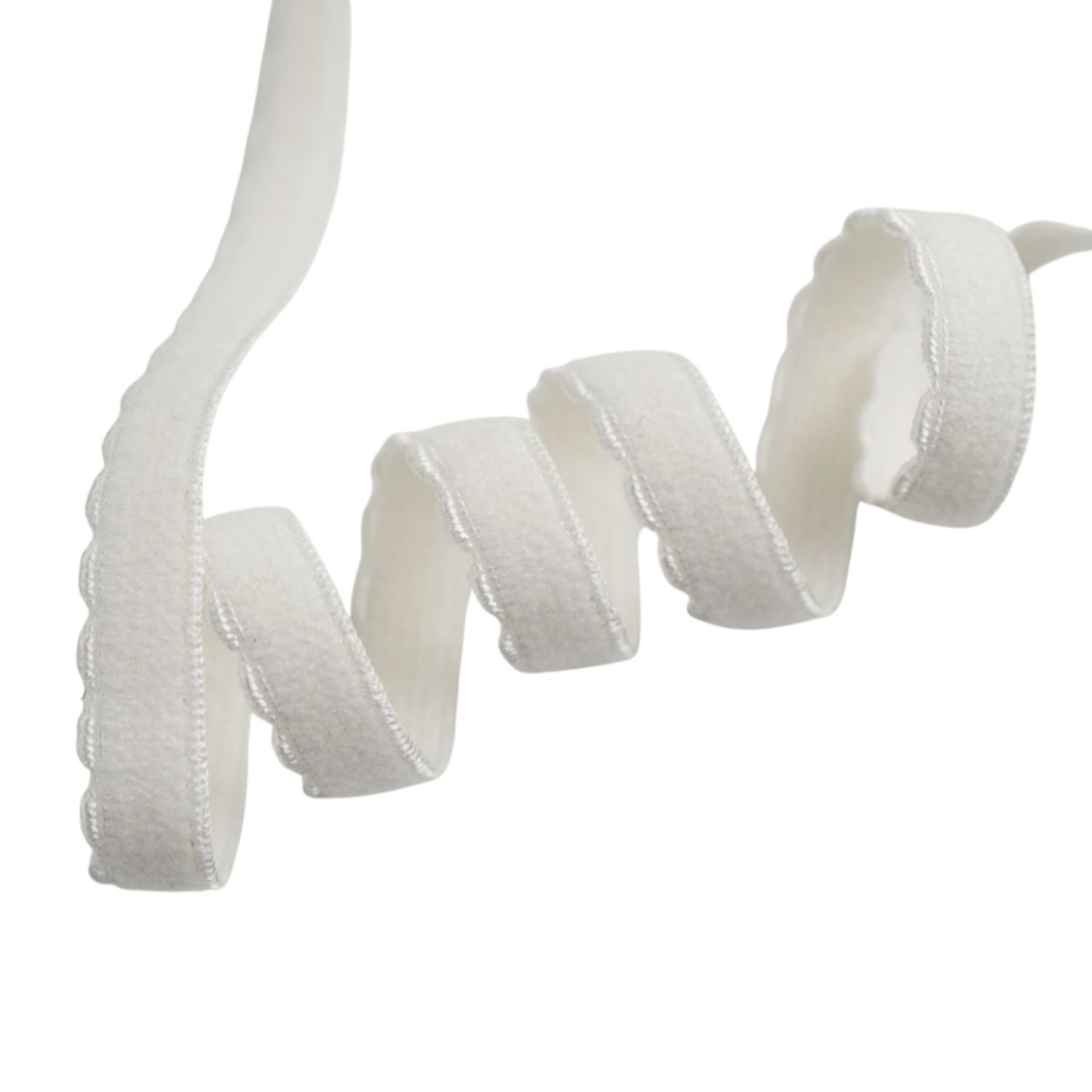 Ivory Picot Elastic 8 mm Lauma