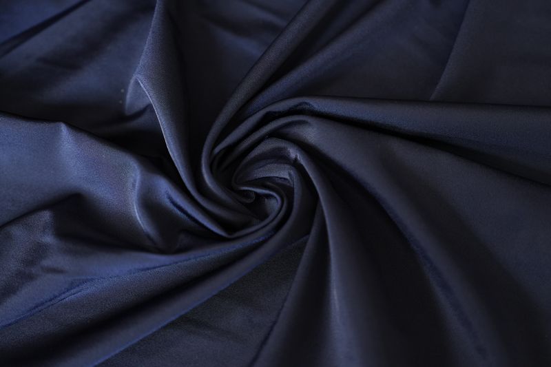 Evening Blue Satin Stretch Microfiber 150 cm 131 g/m² Lauma