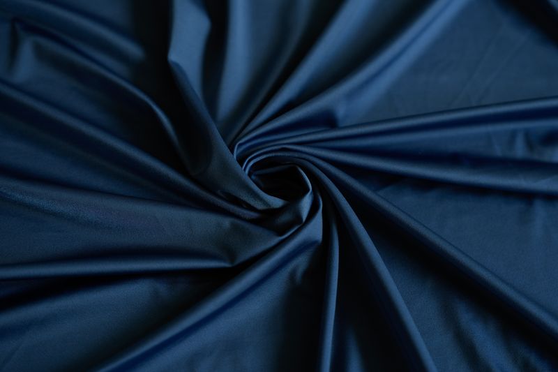 Sargasso Sea Blue Satin Stretch Microfiber 150 cm 131 g/m² Lauma