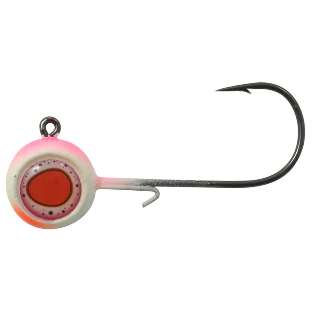 622-0313-06 - Deep-Vee Jig - Pink - 3/8oz - 3pk