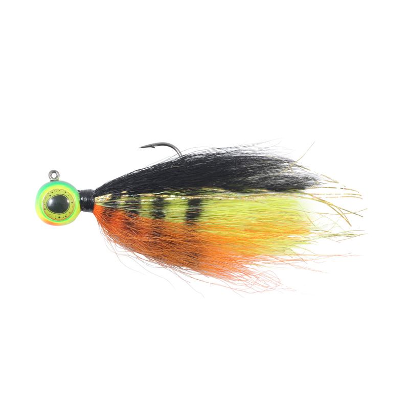 622-0323-04 - Deep-Vee Bucktail Jig - Firetiger - 3/8oz