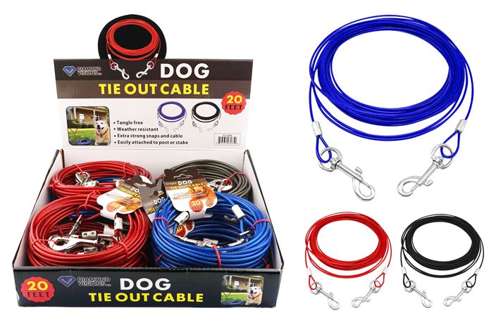 215-3085 - Dog Tie-Out Cable - 20`