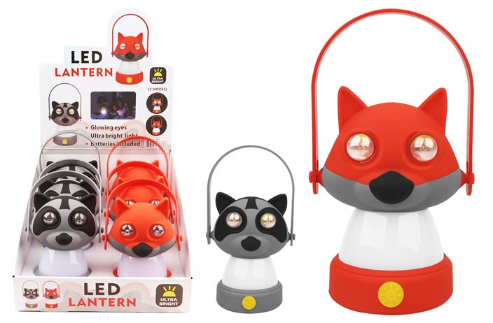 215-3687 - Raccoon/Fox LED Lantern