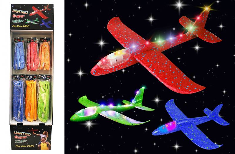 215-3254 - Lighted Foam Super Glider Airplane