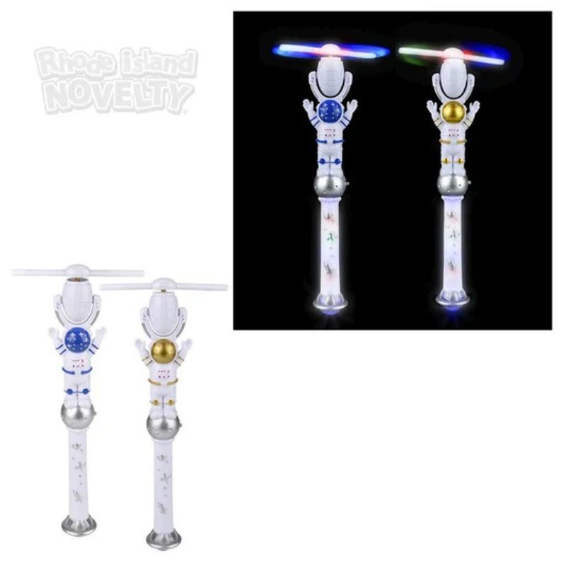 686-0015 - 16in Astronaut Spinning Windmill Wand
