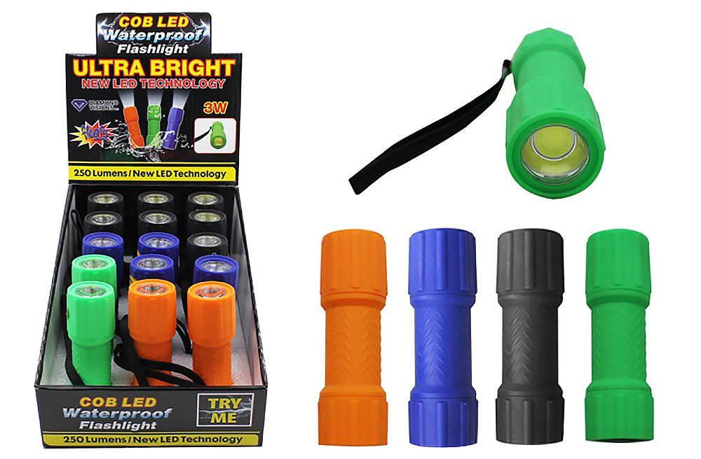 215-1713 - COB LED Waterproof Flashlight