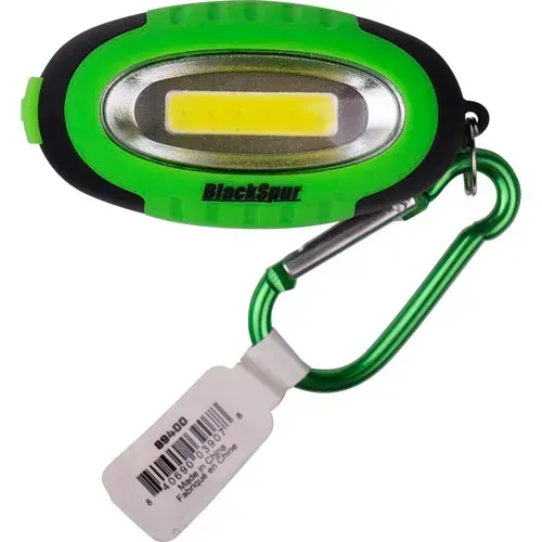 Blackspur Con Led Keychain Flashlight