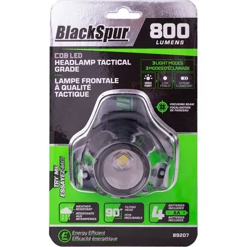 BlackSpur COB LED Tactical Grade Headlamp