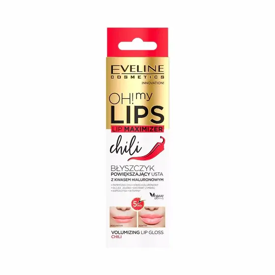 Oh My Lips: Plumping Lip Gloss with with hyaluronic acid and chili