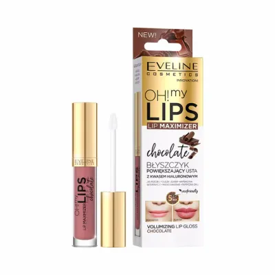 Oh My Lips: Plumping Lip Gloss with with hyaluronic acid and chili, chocolate