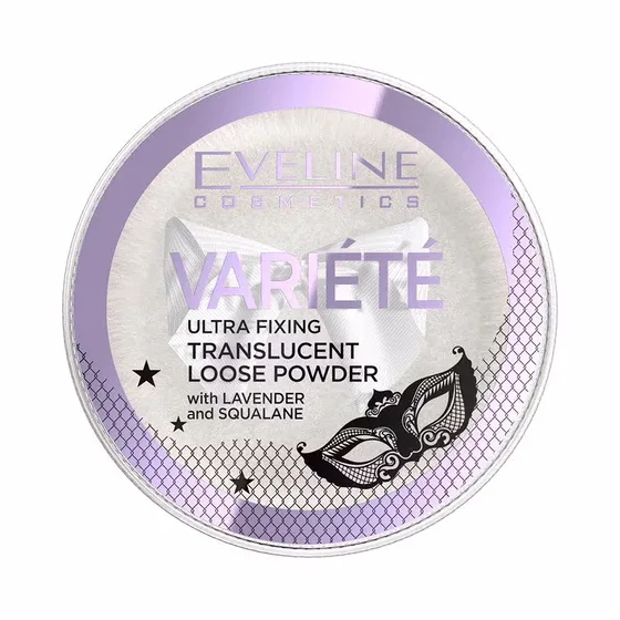 Variete: Ultra fixing transparent loose powder with lavender and squalane