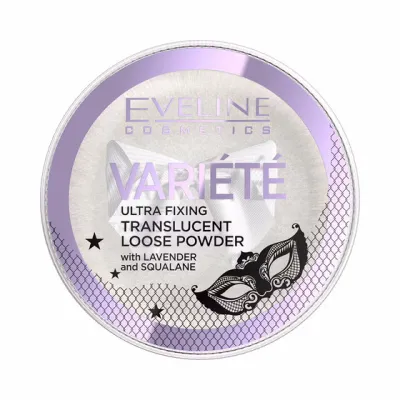 Variete: Ultra fixing transparent loose powder with lavender and squalane
