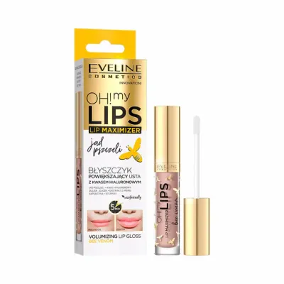 Oh My Lips: Plumping Lip Gloss with hyaluronic acid and bee venom