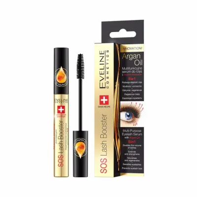 SOS Lash Booster: Eyelash serum 5 in 1 with argan oil