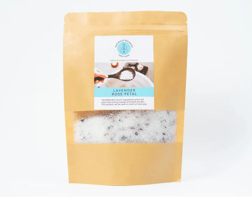 Lavender & Rose Petal Foot Soak Salts