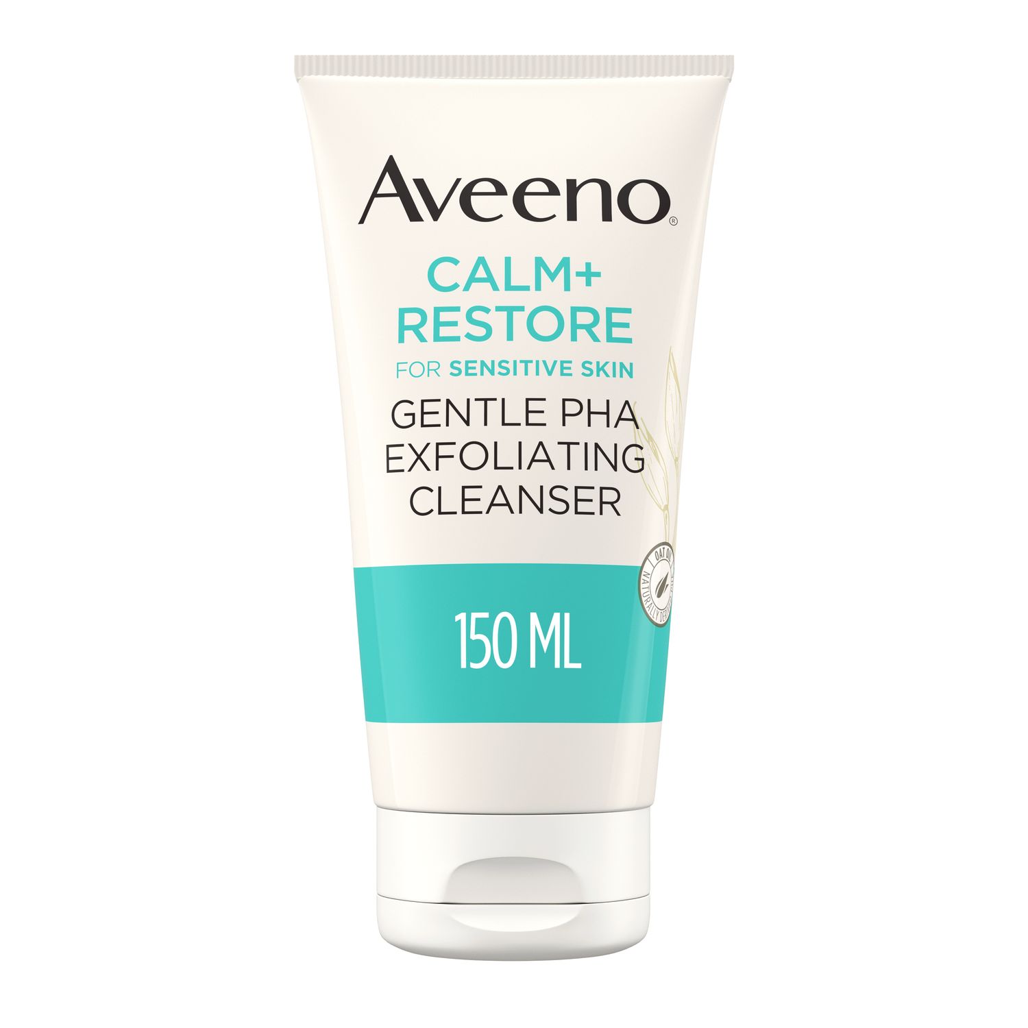 Aveeno Calm+Restore: Gentle PHA Exfoliating Cleanser 150ml