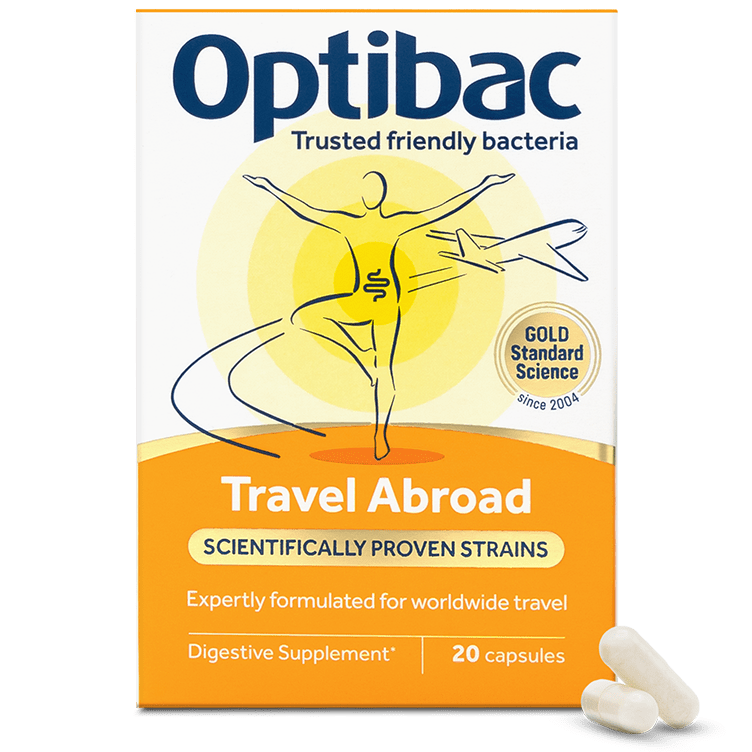 Optibac Travel Abroad 20 Capsules