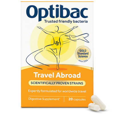 Optibac Travel Abroad 20 Capsules