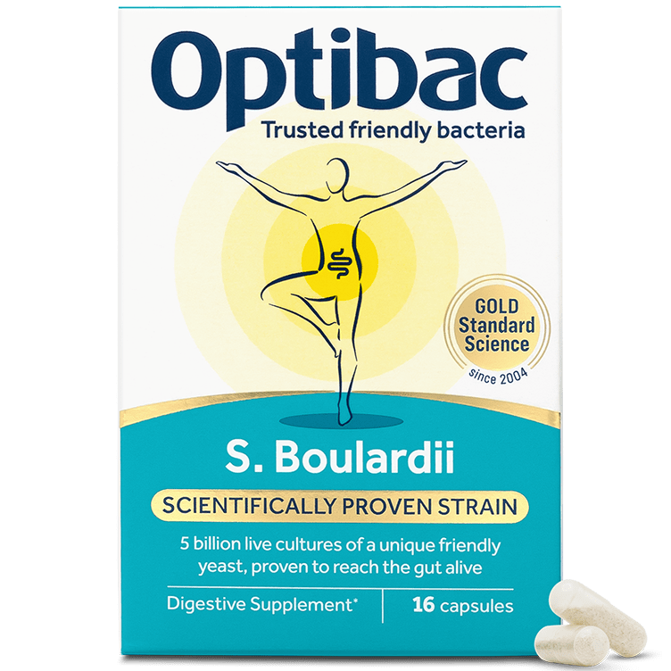 Optibac Saccharomyces Boulardii 16 Capsules