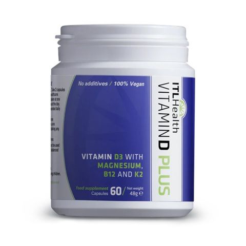 ITL Health Vitamin D Plus 60 Capsules  ITL Health Vitamin D Plus 60 Capsules