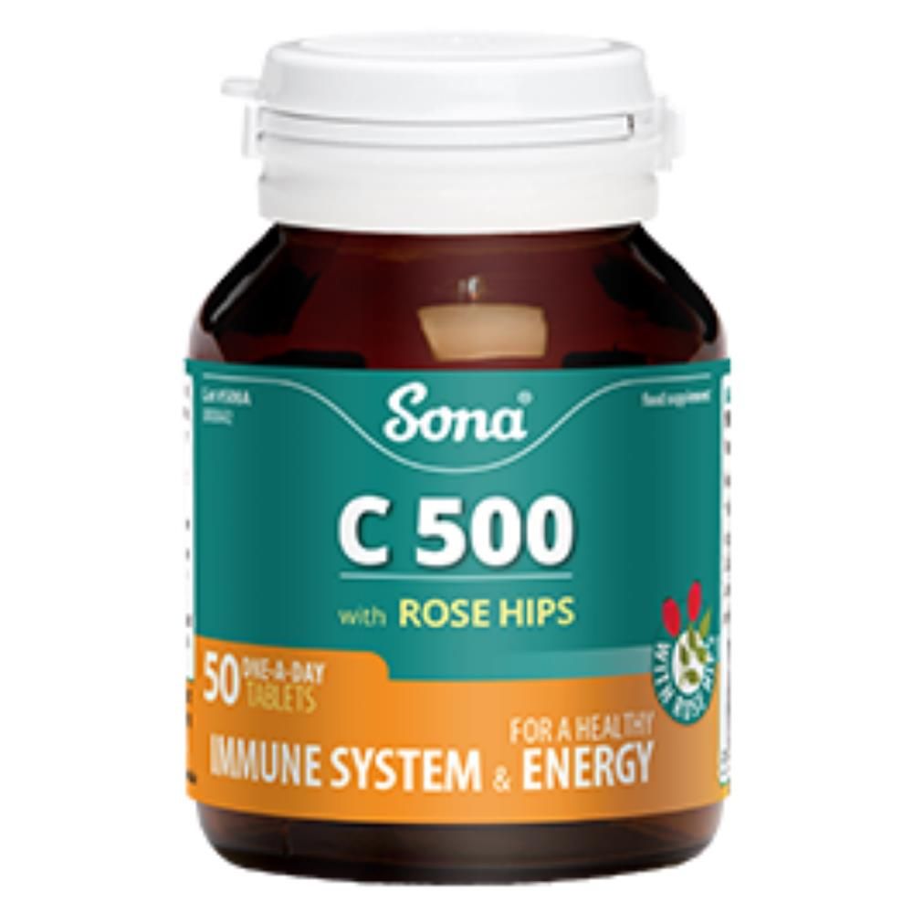 Sona C500 with Rose Hips - Vitamin C 125 Capsules