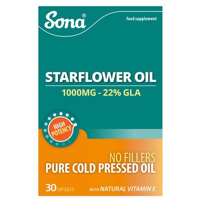 Sona Starflower Oil - 1000mg 30 Capsules