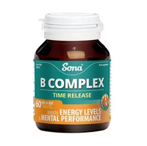Sona B Complex - Vitamin B Time Release 60 Capsules
