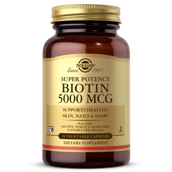 Solgar Biotin 5000 mcg 50 Capsules