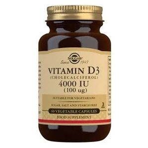 Solgar Calcium Vitamin D3 4000IU 60 Capsules